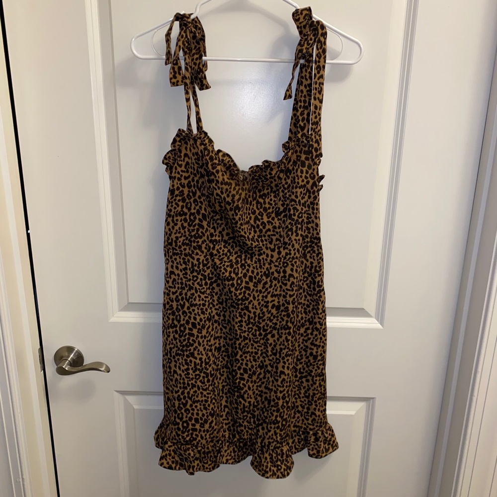 Cheetah print dress